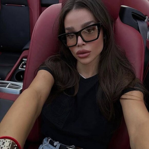 Saint Laurent SL276 MICA 025 Cat Eye Sunglasses - Black/Clear - Picture 2 of 12